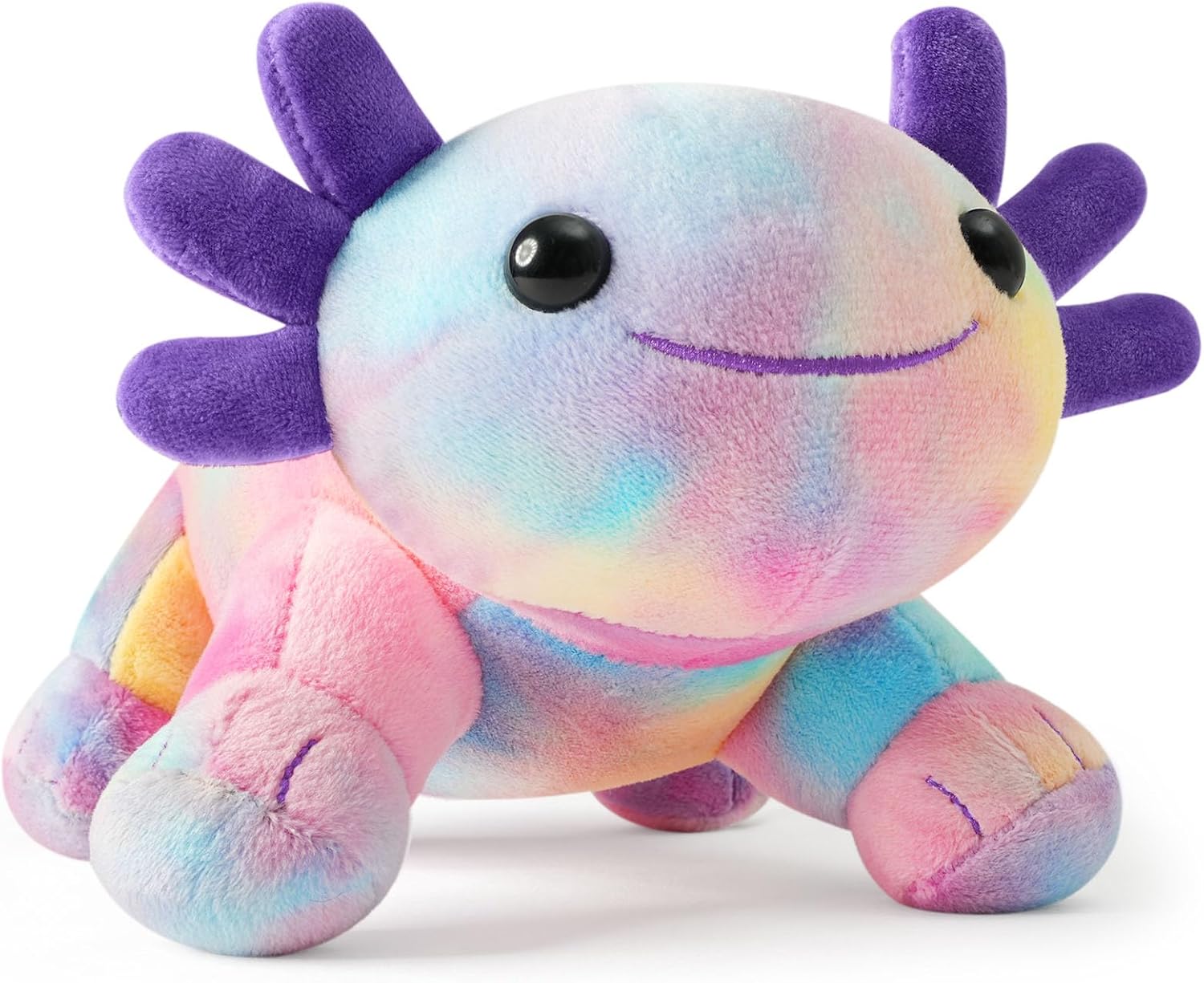 Axolotl Plush Toy,Soft Cute Axolotl Stuffed Animal Plushies,Axolotl Stuffed Animal Toy for Kids, Cute Plushies Axolotl Pillow Doll.Multicolored