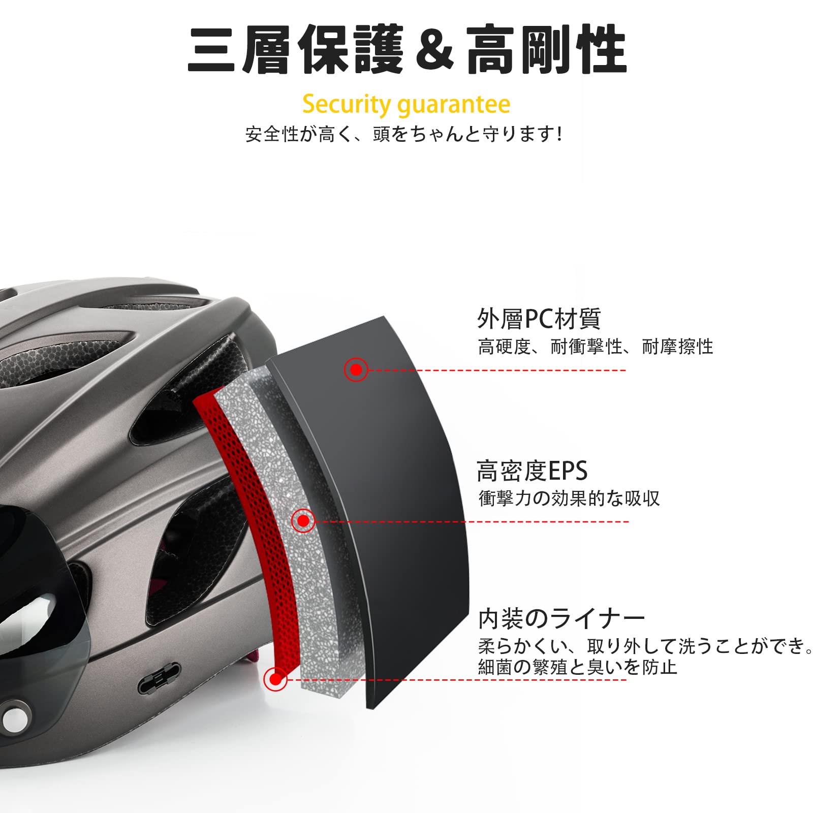 Amazon | ROCKBROS(ロックブロス)自転車 ヘルメット 大人 大きい