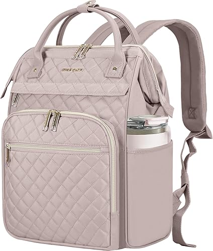 EMPSIGN - Mochila para laptop de 17 pulgadas para mujeres, bolsas de trabajo, negocios, viajes, computadora, universidad, de gran capacidad,