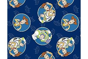 Toy Story Woody Buzz 1/4 Yard Sewing Fabric (18" x 21")