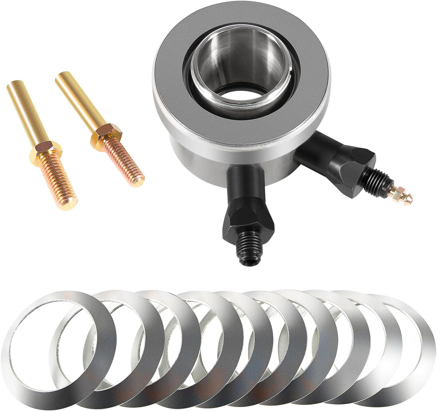9102-5610 Chevy Hydraulic Throwout Bearing Kit for GM Release Bearing Stock Clutch, for 3/4-Speed & TKO-500/600 5-Speeds Chevy Clutches Only, Replace for #91025610, 910-25613