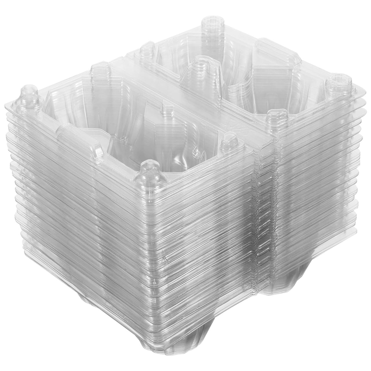 Boîtes à œufs transparentes pour éviter la casse lors du rangement au réfrigérateur