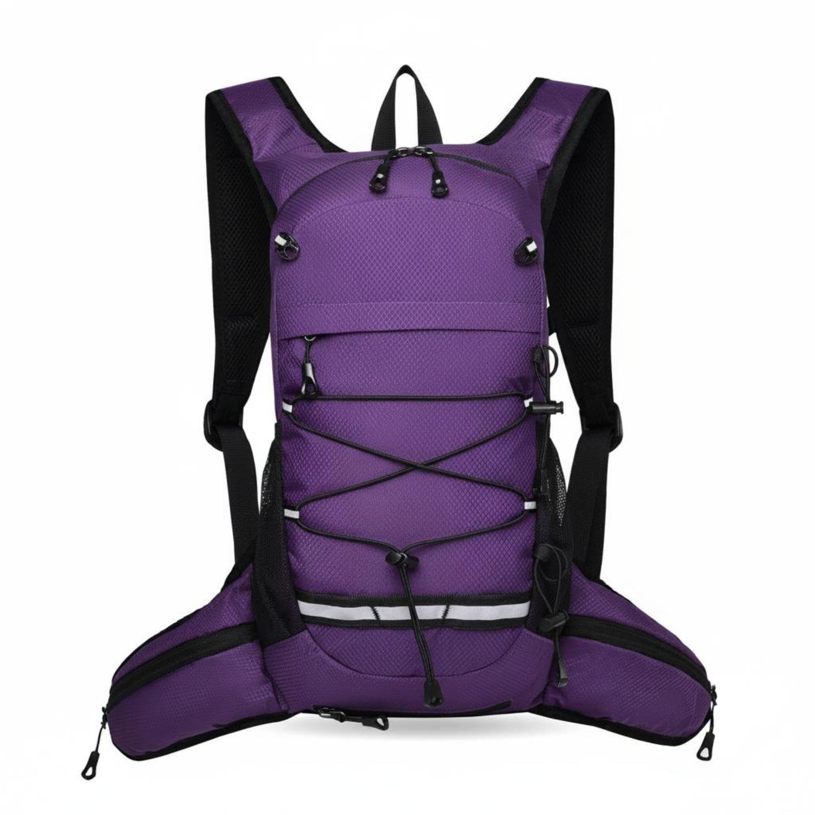 TRENDYNEST Water Resistant Hiking Backpack Compact and Simple Large Capacity Trail Backpack Ergonomic Outdoor Gear for Bicycling, Mountaineering Purple Bag Only-picture-39