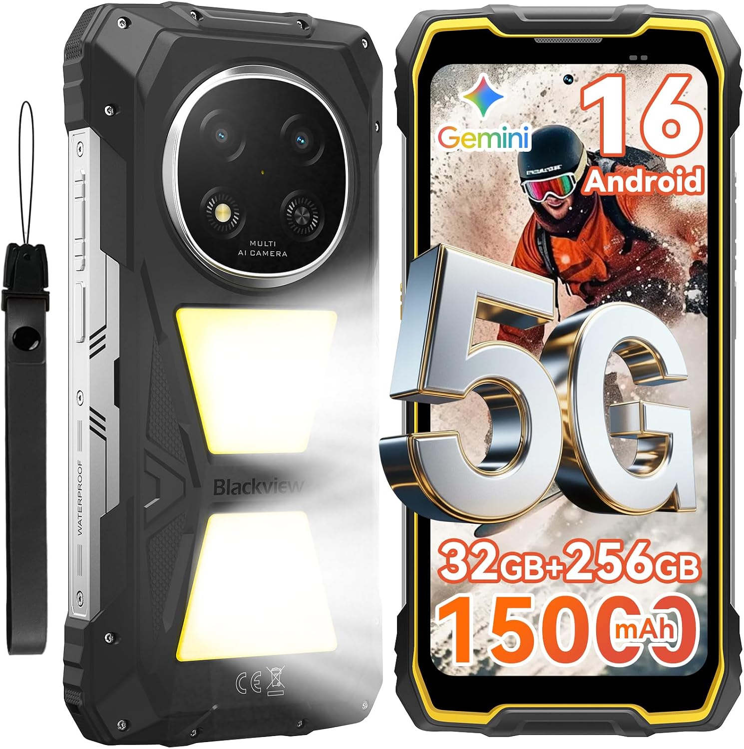 Blackview Rock 2 Pro 5G Rugged Phone 15000mAh