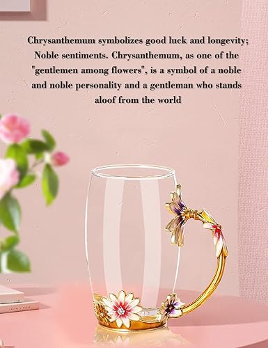 Miniatura 8 de Tazas de vidrio novedosas para café, té, leche caliente, bebidas frías, regalos únicos para mujeres, esposas, madres, amigas, novia, abuela, día de