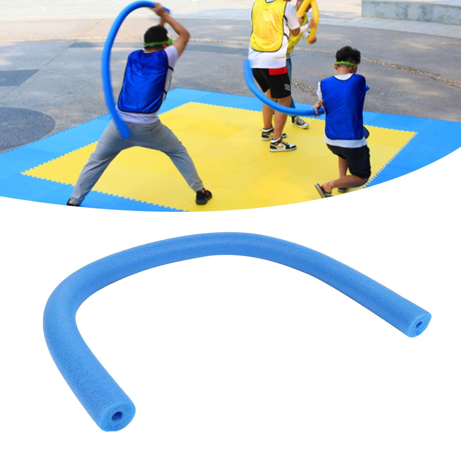Cocoarm Kij do Pływania Makaron do Pływania z Pianki EPE 6,5 X 150 Cm Akcesoria Basenu o Wysokiej Wyporności dla Dzieci i Dorosłych Zabawa w wodę Trening Równowagi Pływające Wsparcie