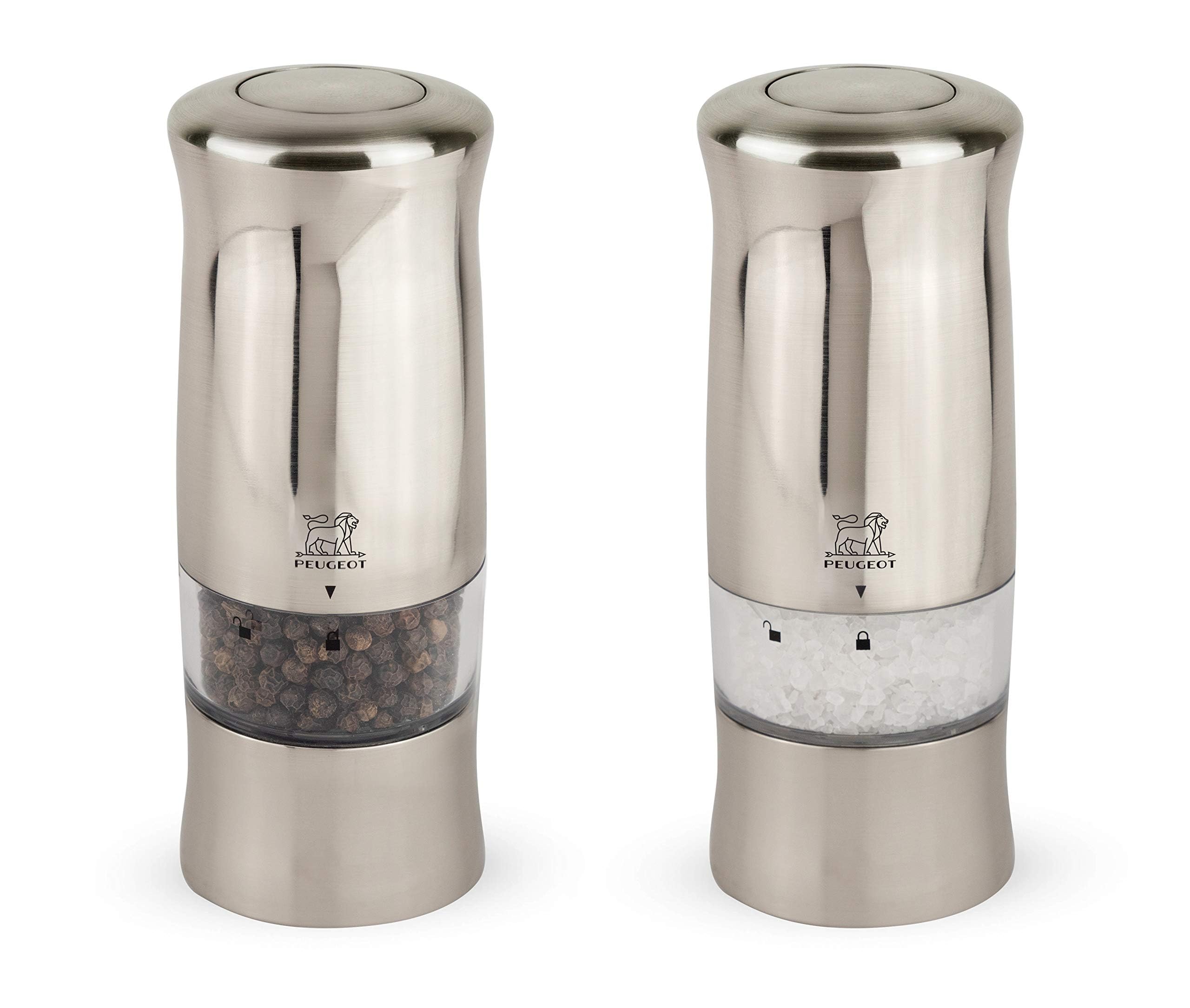 Peugeot - Duo - Moulin Poivre & Sel Électriques Zeli 14 cm - Inox