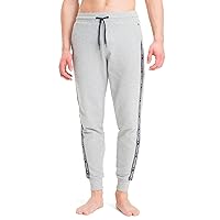 Tommy Hilfiger Pantaloni da Jogging Uomo Sweatpants Lunghi, Grigio (Grey Heather)