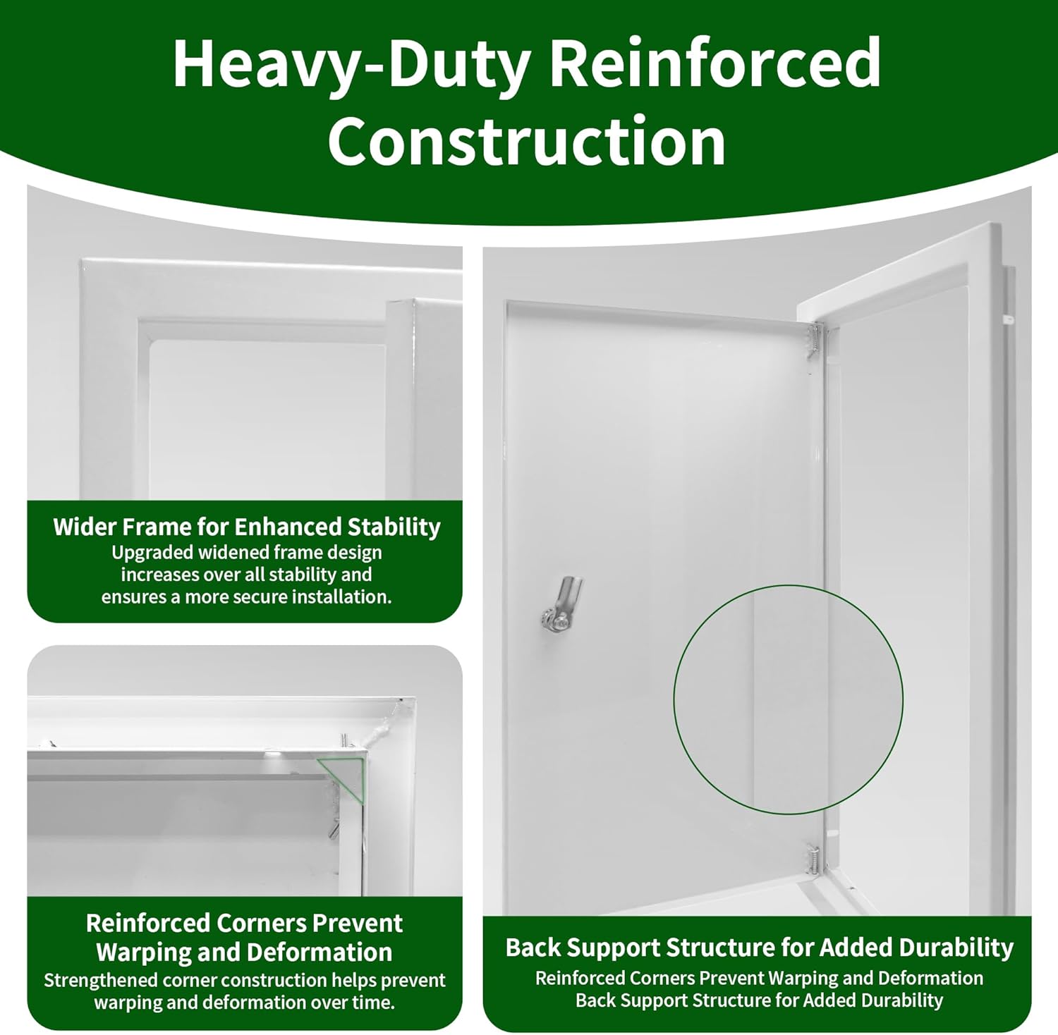 24 x 36 Access Panel for Drywall, Thicken 1.2mm Ceiling Access Panel for Drywall, Lockable with Key, Flush Mount Wall & Plumbing Access Panel