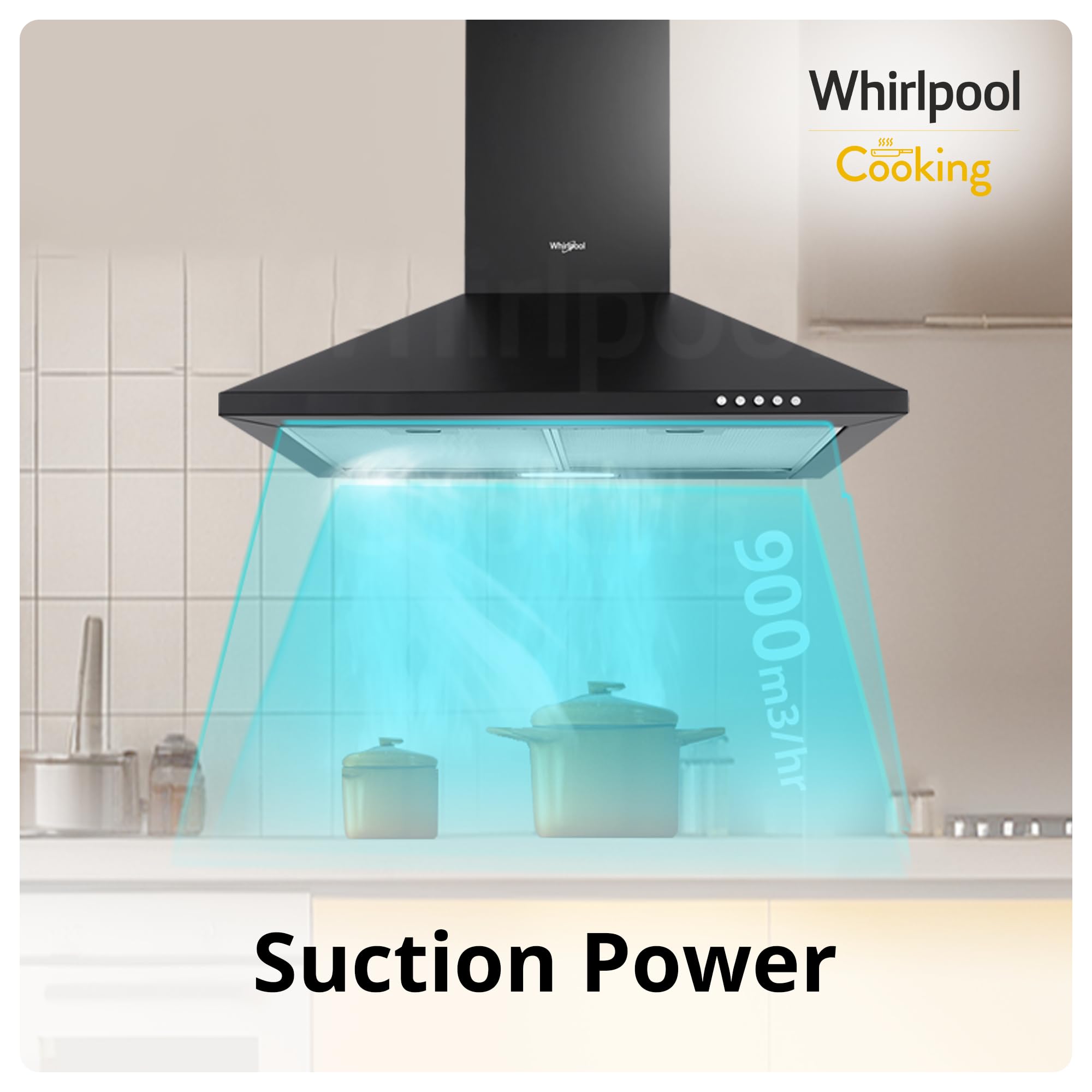 Whirlpool Classic Plus Chimney - Powerful Ventilation -4