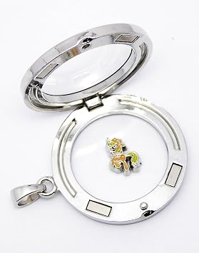 Cherityne Cartoon Character Applejack Pony Floating Charm for Locket Pendants