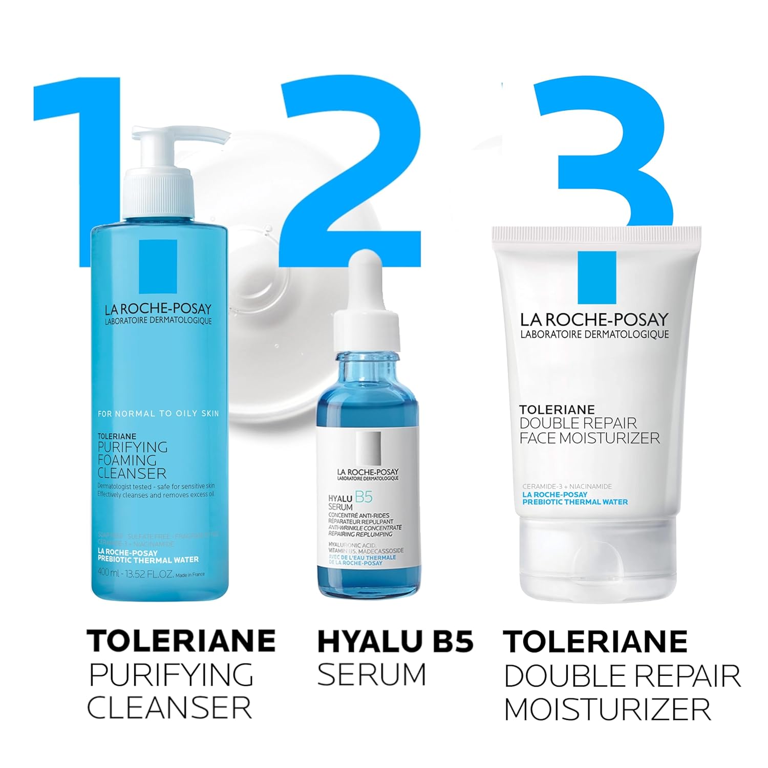 La Roche-Posay Toleriane Double Repair Face Moisturizer, Daily Moisturizer Face Cream with Ceramide & Niacinamide for All Skin Types, Immediate Comfort & Long Lasting Hydration, Fragrance Free 4 La Roche-Posay Toleriane Double Repair Face Moisturizer, Daily Moisturizer Face Cream with Ceramide & Niacinamide for All Skin Types, Immediate Comfort & Long Lasting Hydration, Fragrance Free - Image 4