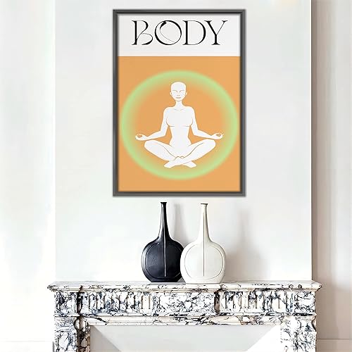 Miniatura 3 de Póster de mente y cuerpo, alma, aura, alma, curación, cuerpo, mente, impresión digital, decoración de estudio de yoga, decoración de habitación