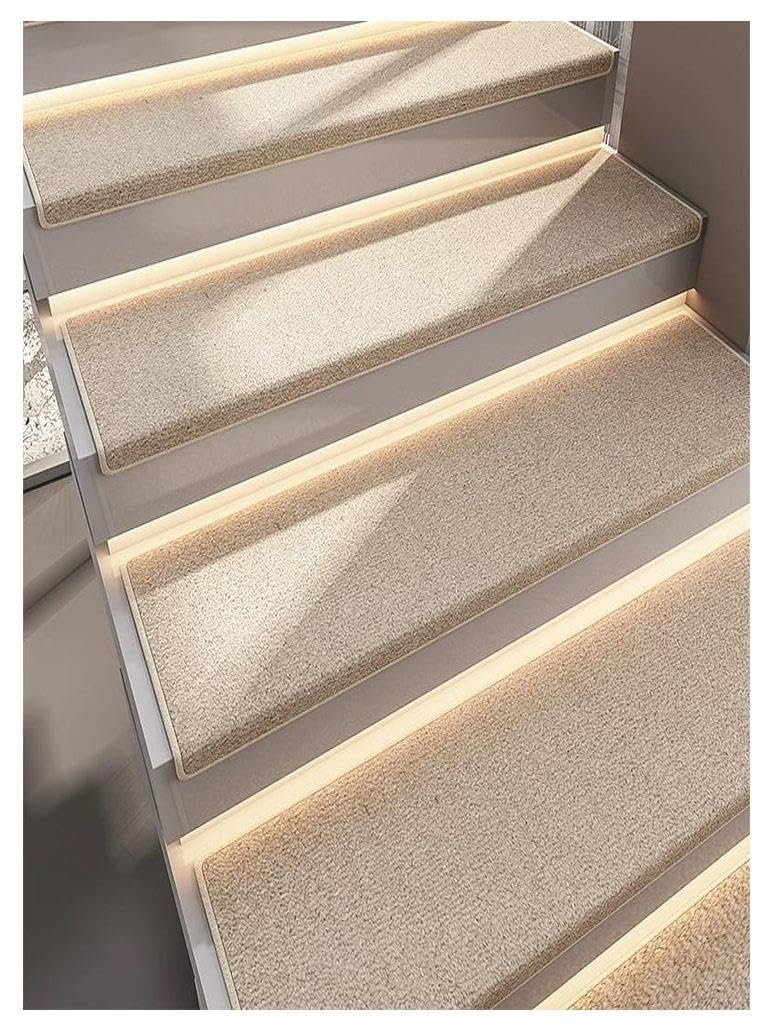 Tapis Escalier (1-15 Pièces) Moquette Escalier Antidérapant