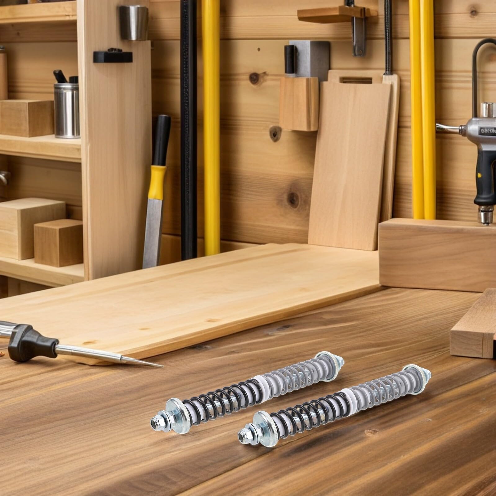 DOITOOL Ammortizzatori per Stilts in Acciaio Inossidabile Ricambio Heavy-duty per Scale da Cartongesso Supporto Peso e Stabilità per Lavori Edili e Te