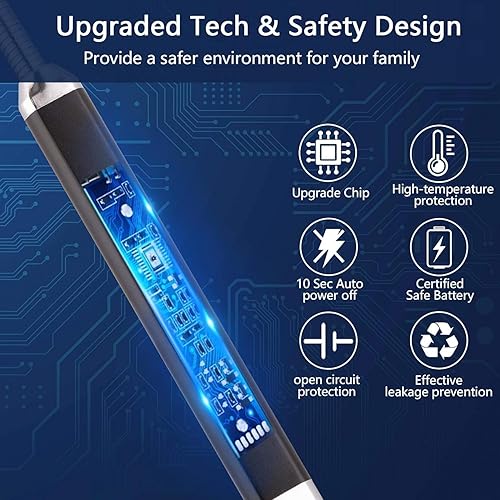 Miniatura 3 de MEIRUBY Paquete de 2 encendedores eléctricos para velas, regalos de cumpleaños para mujeres, mamá, esposa, hombres, encendedor electrónico largo