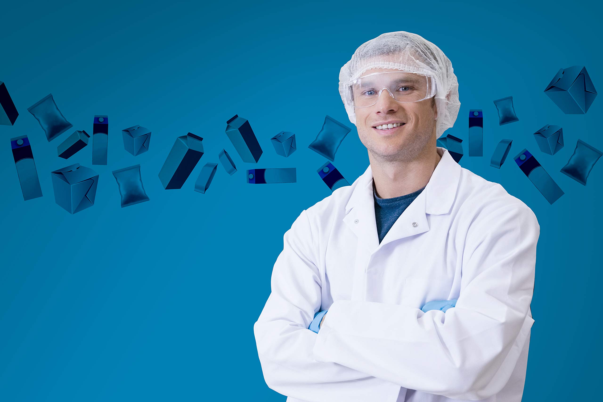 Pluggerz Pro Detect Uni-Fit Ohrstöpsel Doppelpack mit Spezialfilter zum Schutz vor lauten Umgebungsgeräuschen beim Arbeiten, inkl. Kordel und Befestigungsclip, weiches Silikon, detektierbar