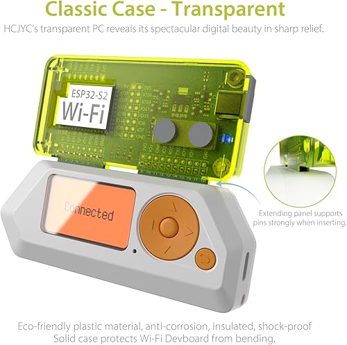 Miniatura 5 de Funda de protección para Flipper Zero Wi-Fi Dev Board V1 ESP32-S2, accesorios compatibles con Flipper Zero WiFi Dev Board - Verde con color gris