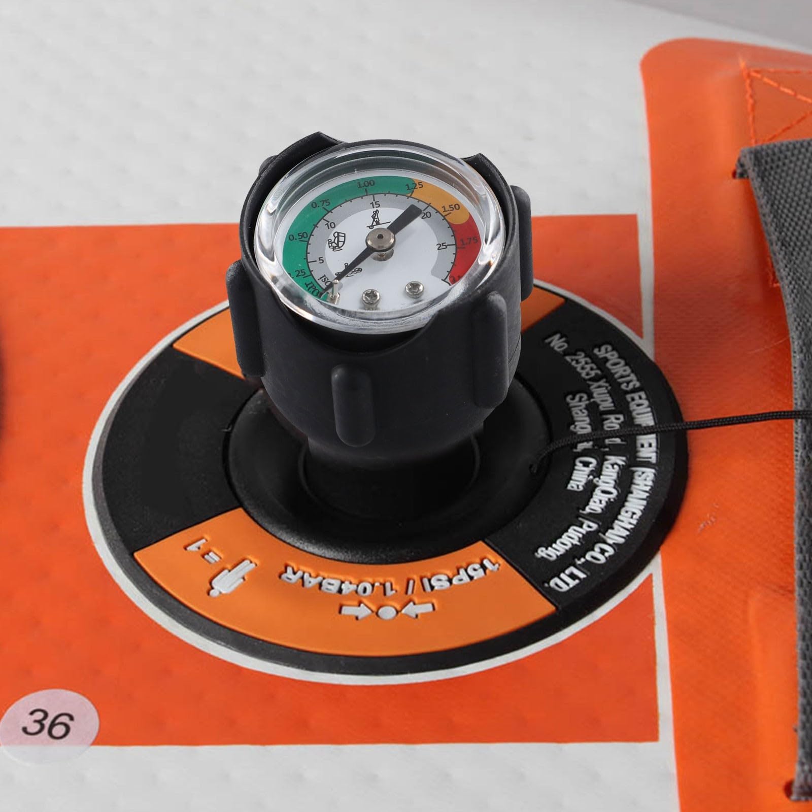 Barometro gonfiabile a doppia pressione (30 psi/2 bar), compatto e facile da trasportare