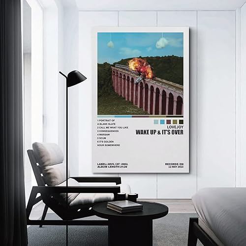 Miniatura 3 de Gaoku Lovejoy - Póster de Wake Up & It's Over para portada de álbum, pintura decorativa, lienzo, arte de pared, póster de sala de estar, dormitorio,