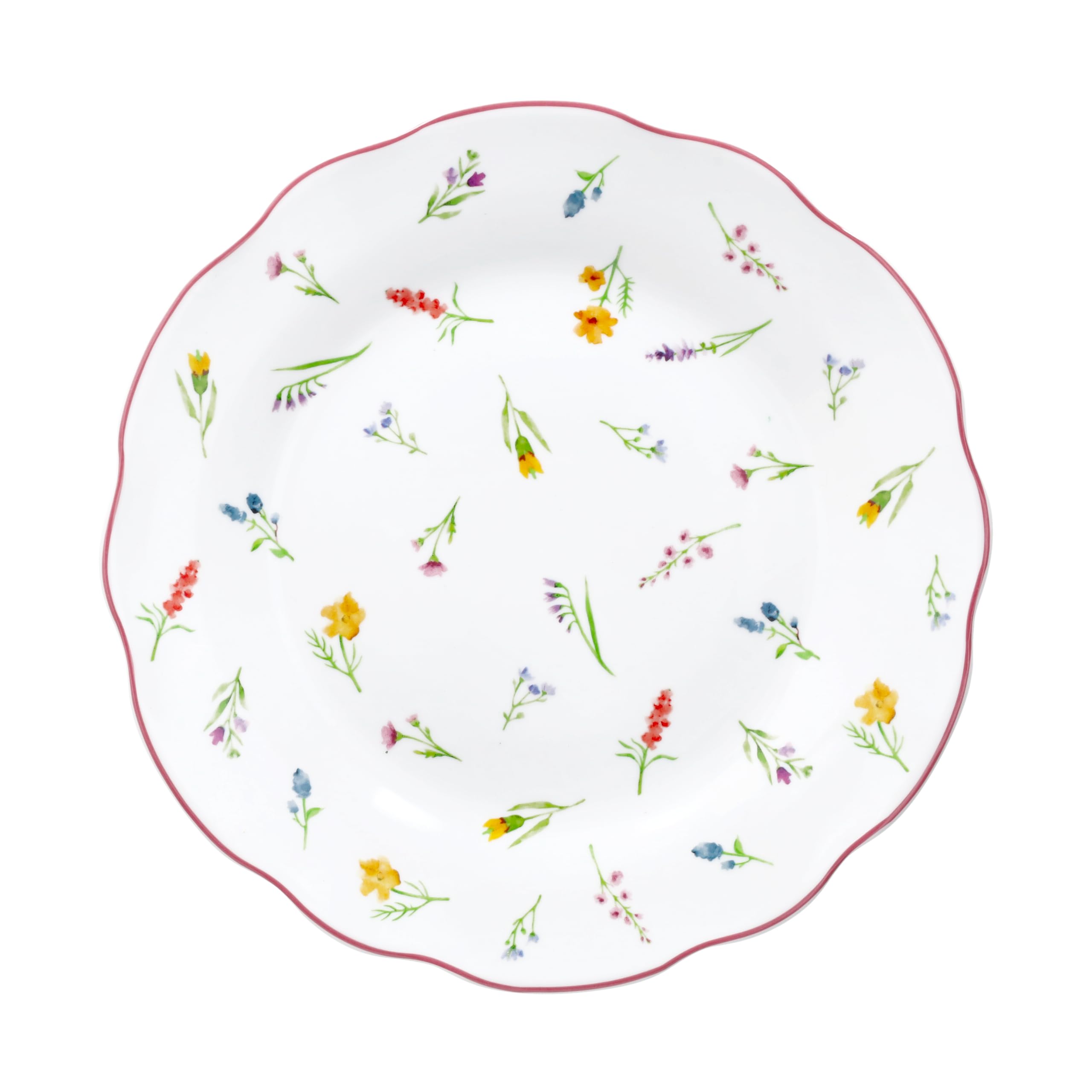 Tognana Millefiori, servizio piatti 18 pezzi per 6 persone, porcellana, bianco