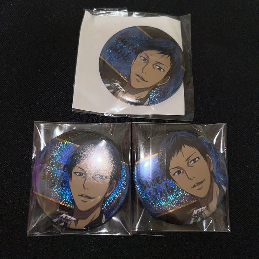 青峰大輝ホログラム缶バッジ黒バス