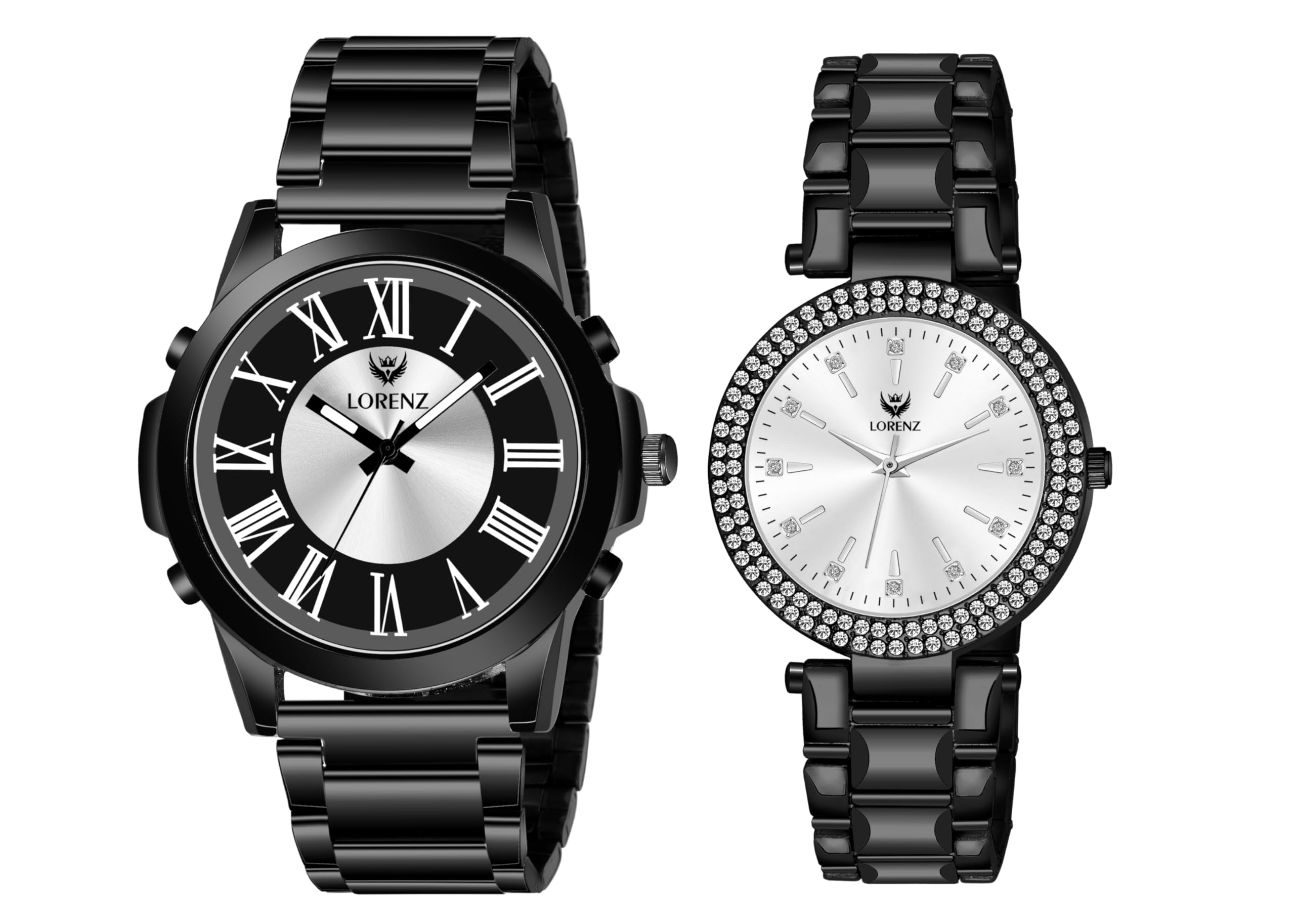LORENZ Premium Collection of Couple Watch Combo AM-18A (B0CR1P8S85) Amazon Price History, Amazon Price Tracker