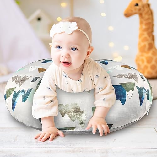 Miniatura 9 de TANOFAR Funda de almohada de lactancia, 1 paquete, funda elástica extraíble para almohadas de lactancia, ultra suave, se adapta perfectamente a la