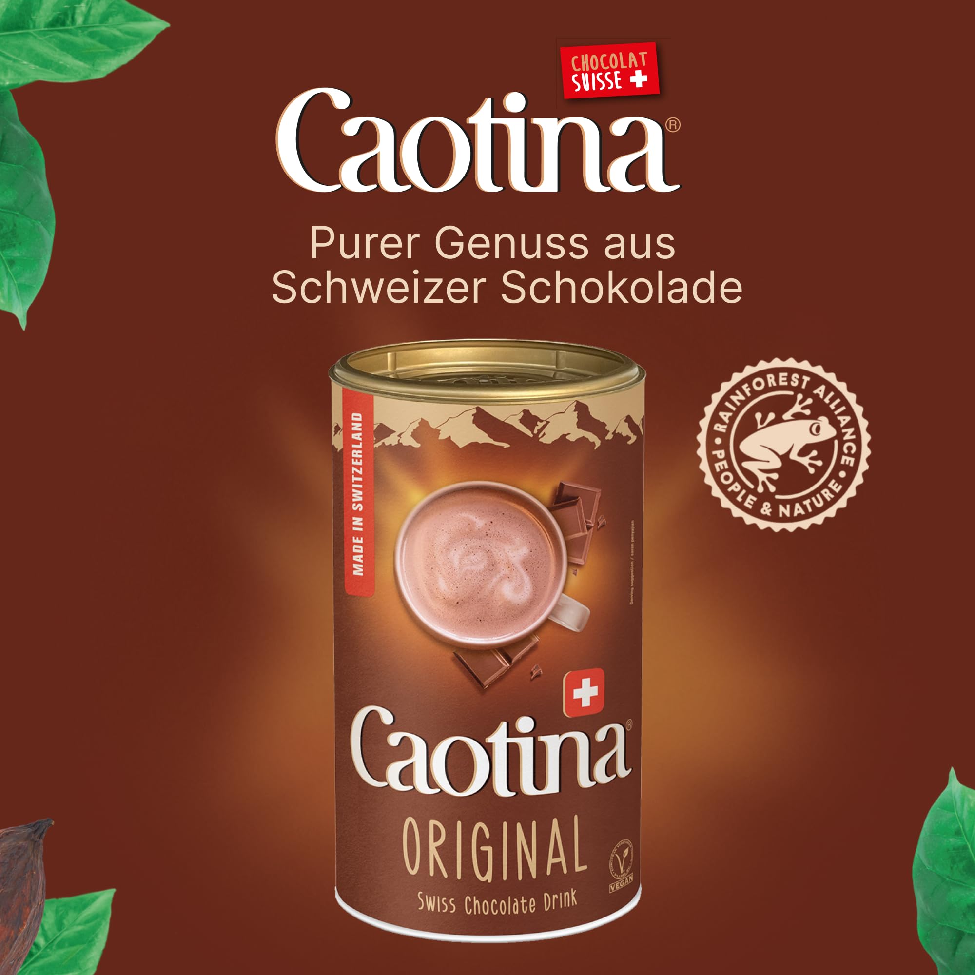 Caotina Original latte intero al latte 500 g, confezione da 6 (6 x 500 g)
