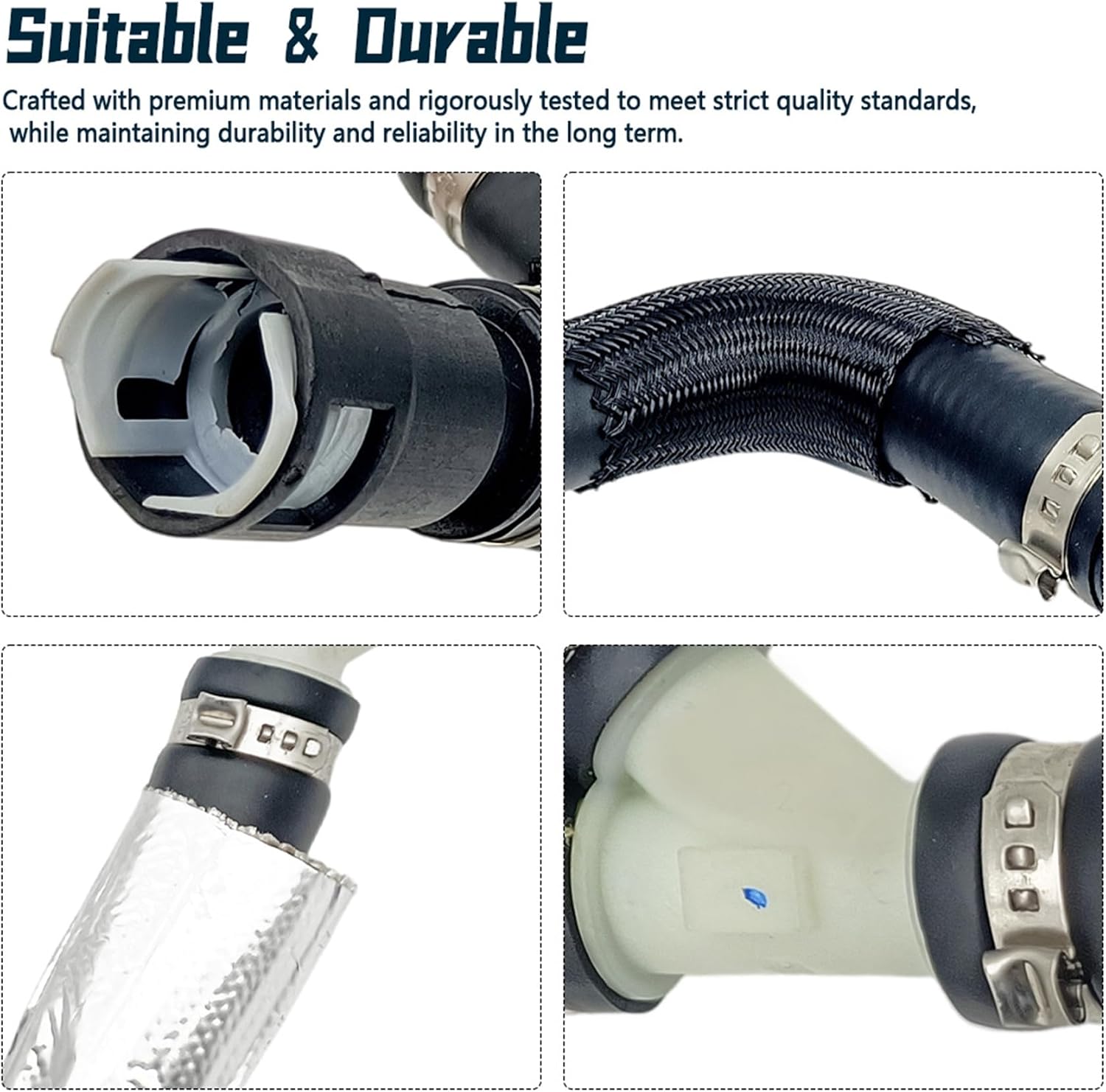 KH1188 Heater Hose Fit for Ford Expedition Fit for Lincoln Navigator Heater Water Outlet Hose