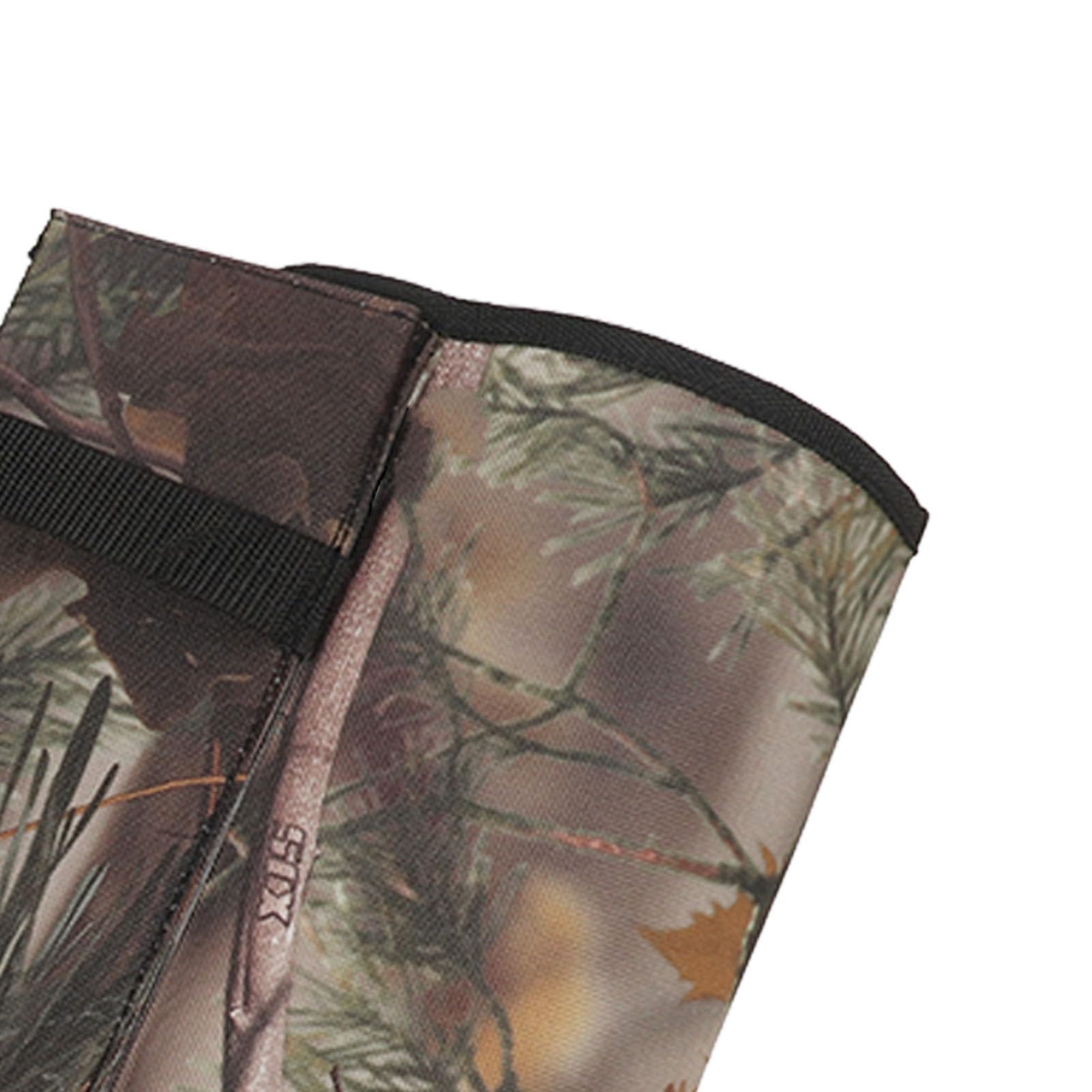 AMONIDA Guêtres Serpent Imperméables et Réglables, Protège-Jambes Inférieurs pour la Randonnée et Les Aventures dans la Jungle, en Tissu Oxford Durable, Paquet de 2