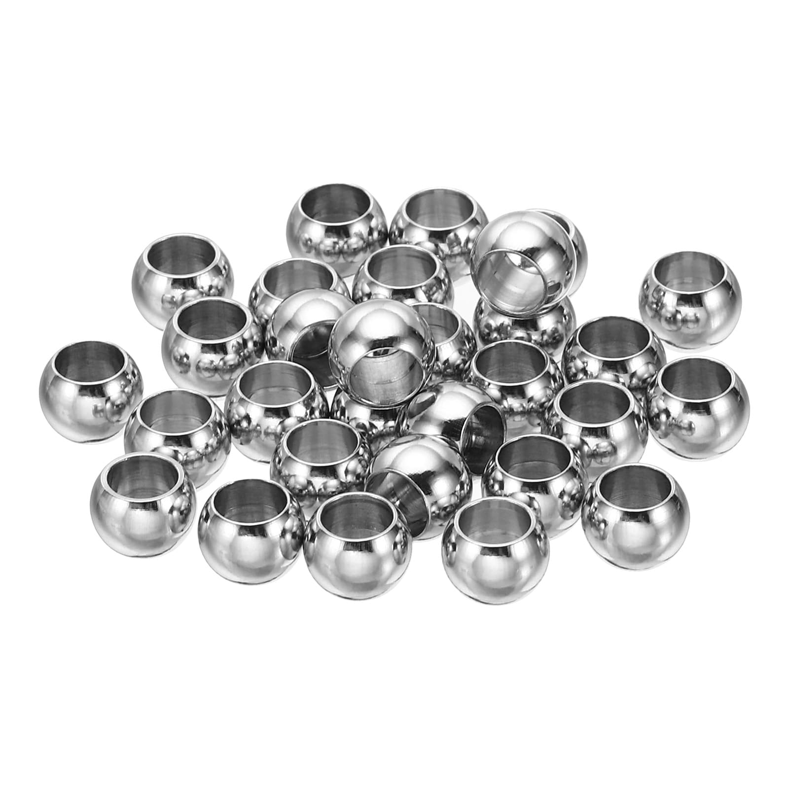 PATIKIL Smooth Round Spacer Beads