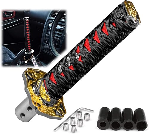 Vista 22 de EZAUTOWRAP Espada Samurai 5.9 pulgadas., 15cm, Rojo blanco Blanco rojo