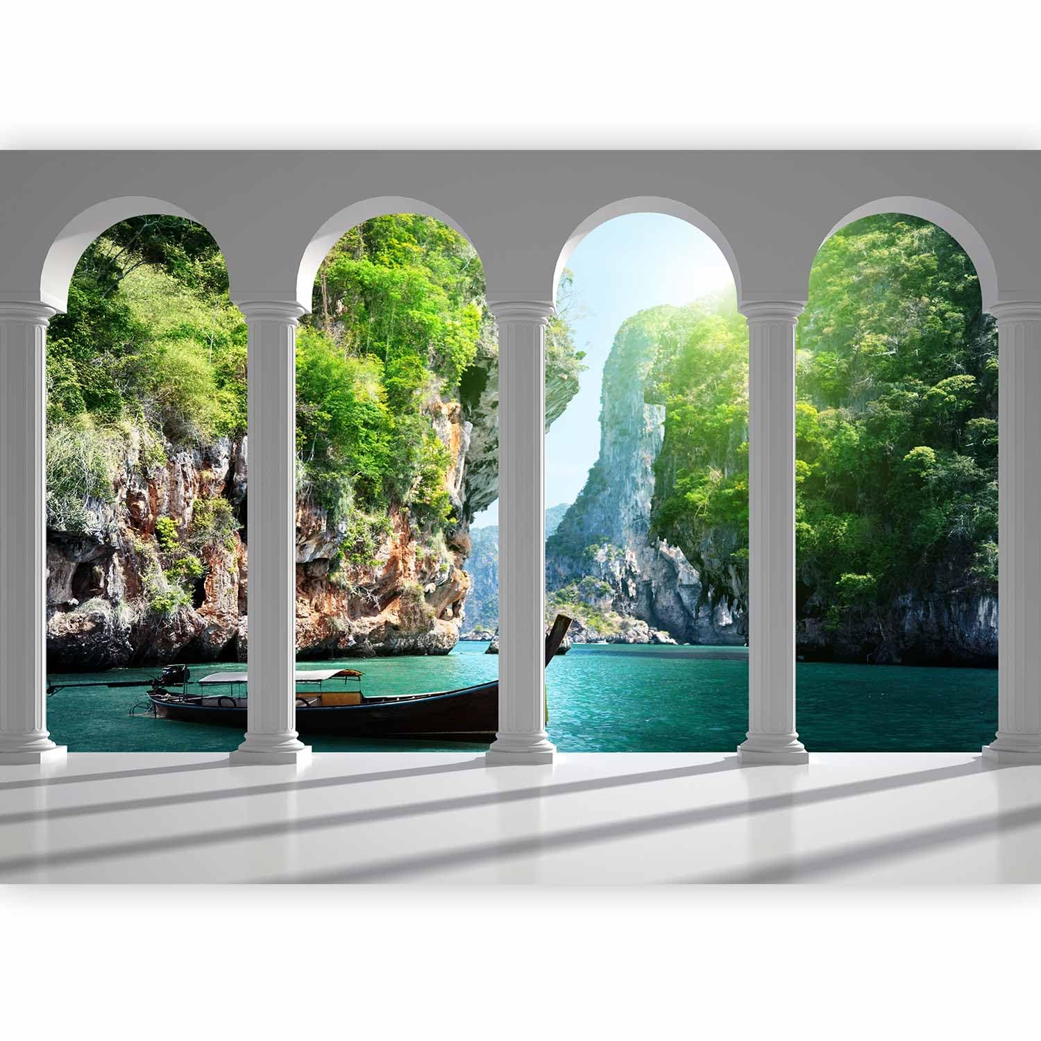 murando Photo Wallpaper Paradise 147x105 cm, Peel and Stick โ image 1