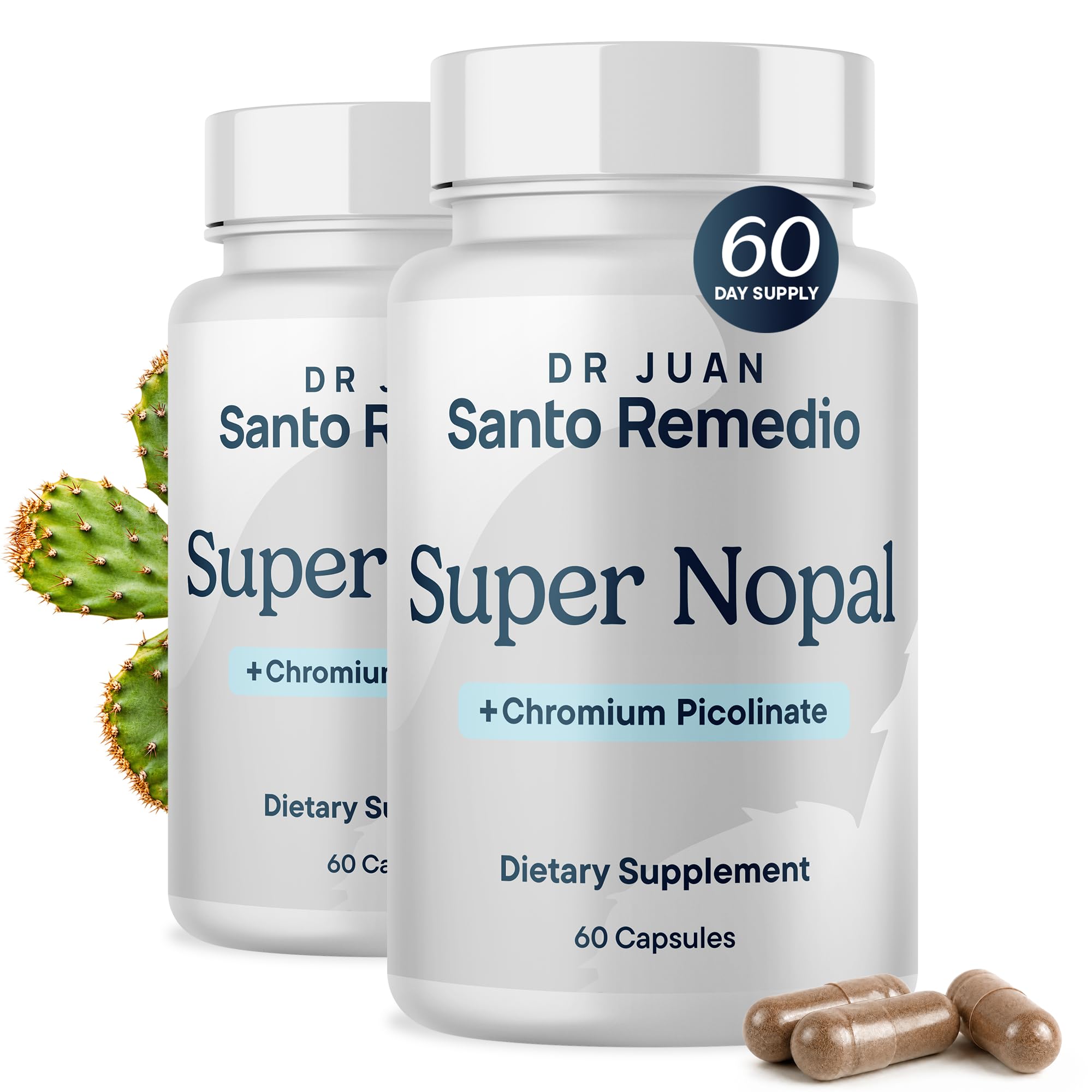 Santo Remedio Super Nopal, Daily Fiber Supplement, 60 Capsules — Amazon image 9