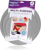 Vista 10 de Cubierta de silicona para salpicaduras de microondas, multiusos, soporte de silicona para alimentos calientes, cubierta de placa de microondas