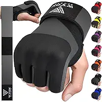 WYOX Luvas Internas de Boxe em Gel para Homens e Mulheres, Tiras Rápidas de Pulso 80cm, Proteção Acolchoada para Nós dos Dedos, Ideais para Muay Thai, Kickboxing, Boxe e
