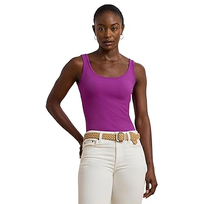 Lauren Ralph Lauren Stretch Cotton Tank Top Women