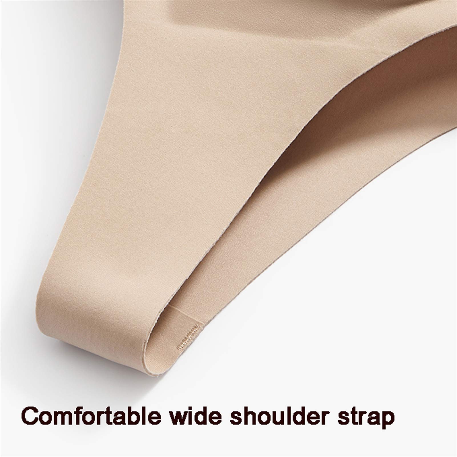 Soutien-gorge sans armatures pour femme - Confortable et invisible - Sans armatures - Soutien-gorge de sport - Couleur : chair