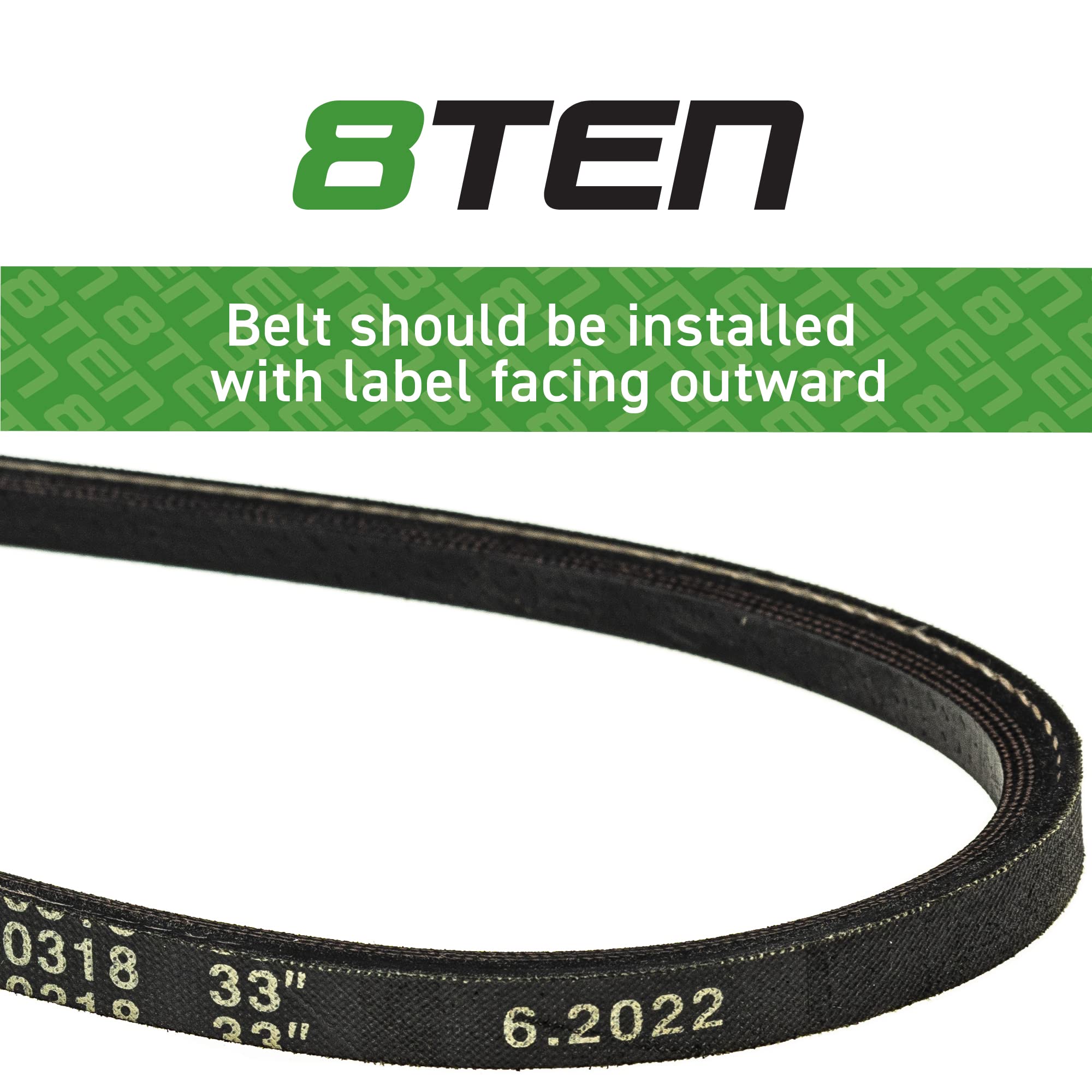 Amazon.com : 8TEN Raw Edge Drive Belt for AYP Husqvarna HU700F