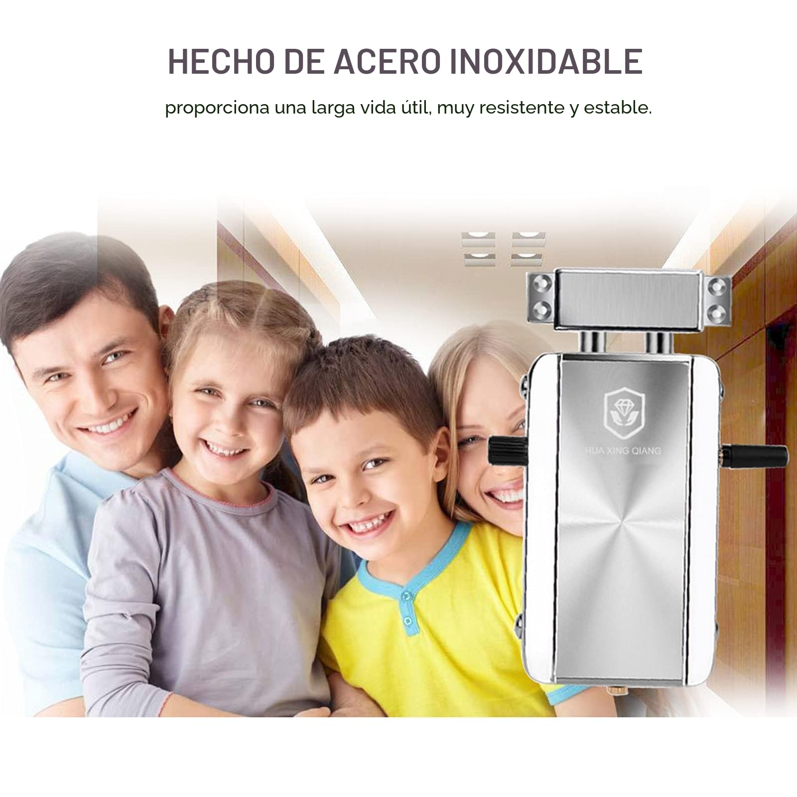 Cerradura Electrónica para Puerta con 4 Mando a Distancia, de Seguridad, Sistema de Control de Acceso para el Hogar / Hotel / Apartamento