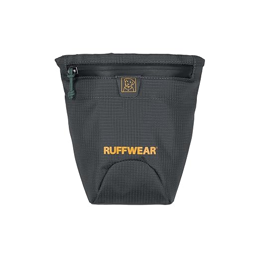 Ruffwear, Pack Out Bag, Pick-up Bag Holder and Dispenser for Dog Walking, Basalt Gray, Medium