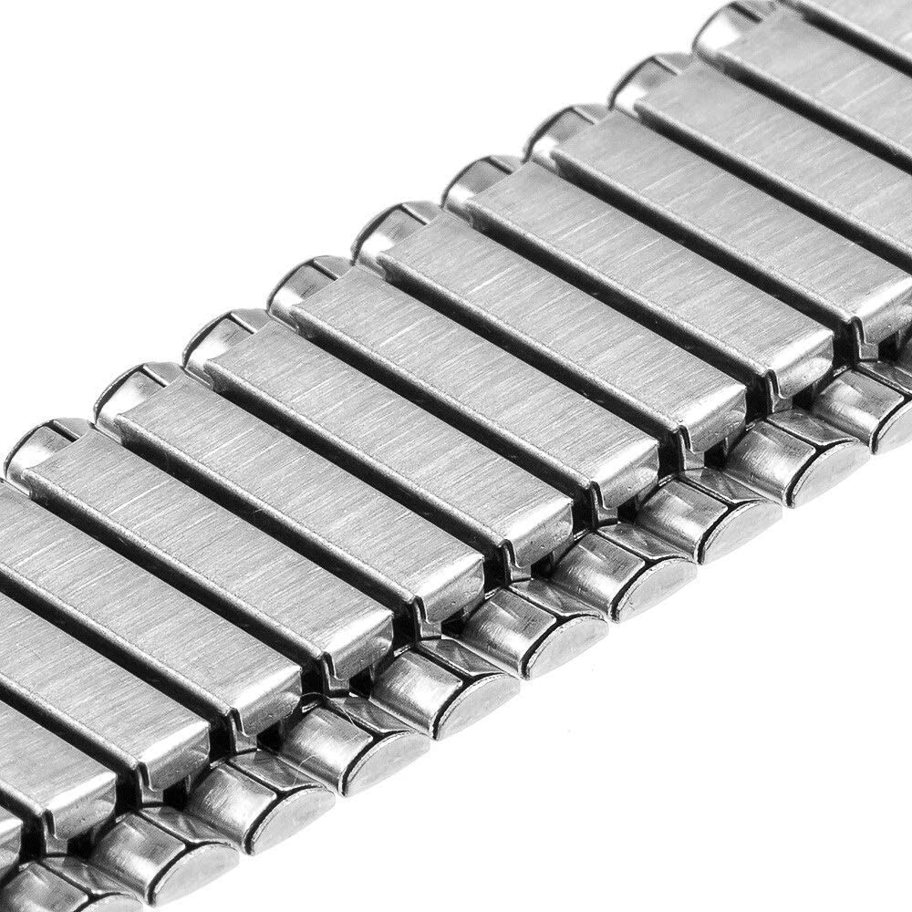 Cinturino per orologio Cinturino elastico in acciaio inossidabile 16mm 18mm 20mm 22mm 24mm Cinturino di ricambio Cinturino universale Bracciale in argento