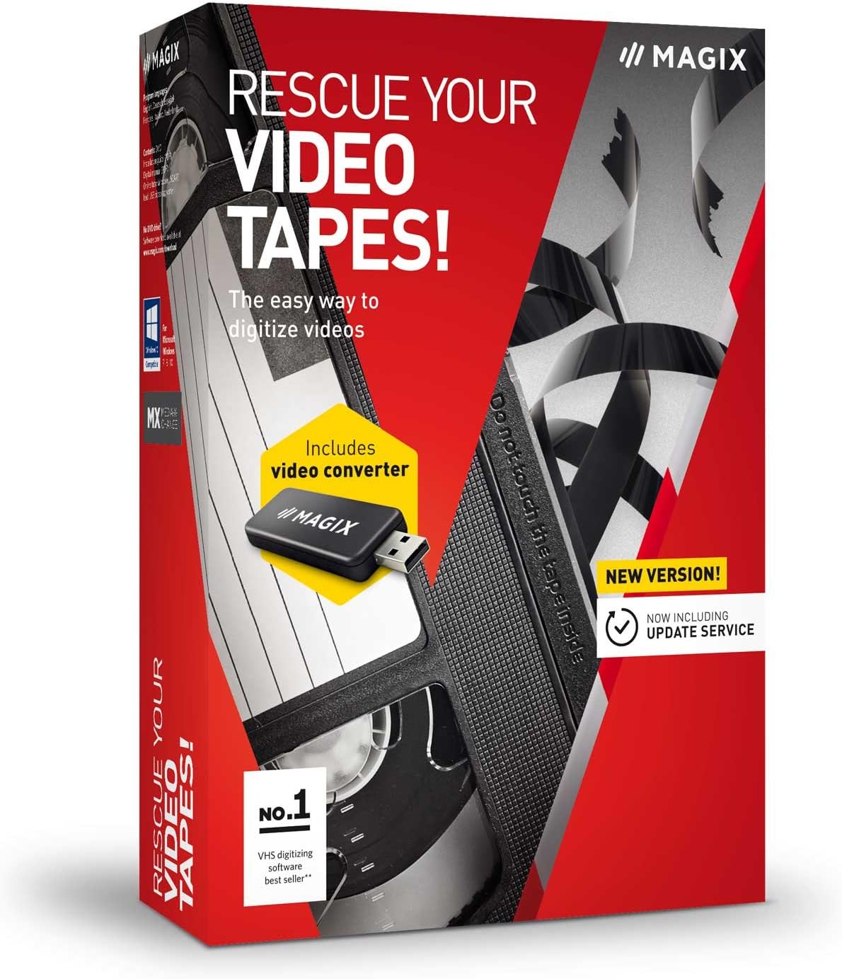 MAGIX Rescue your Videotapes - Version 9 Digitizing Video Cassettes Made Easy (PC)