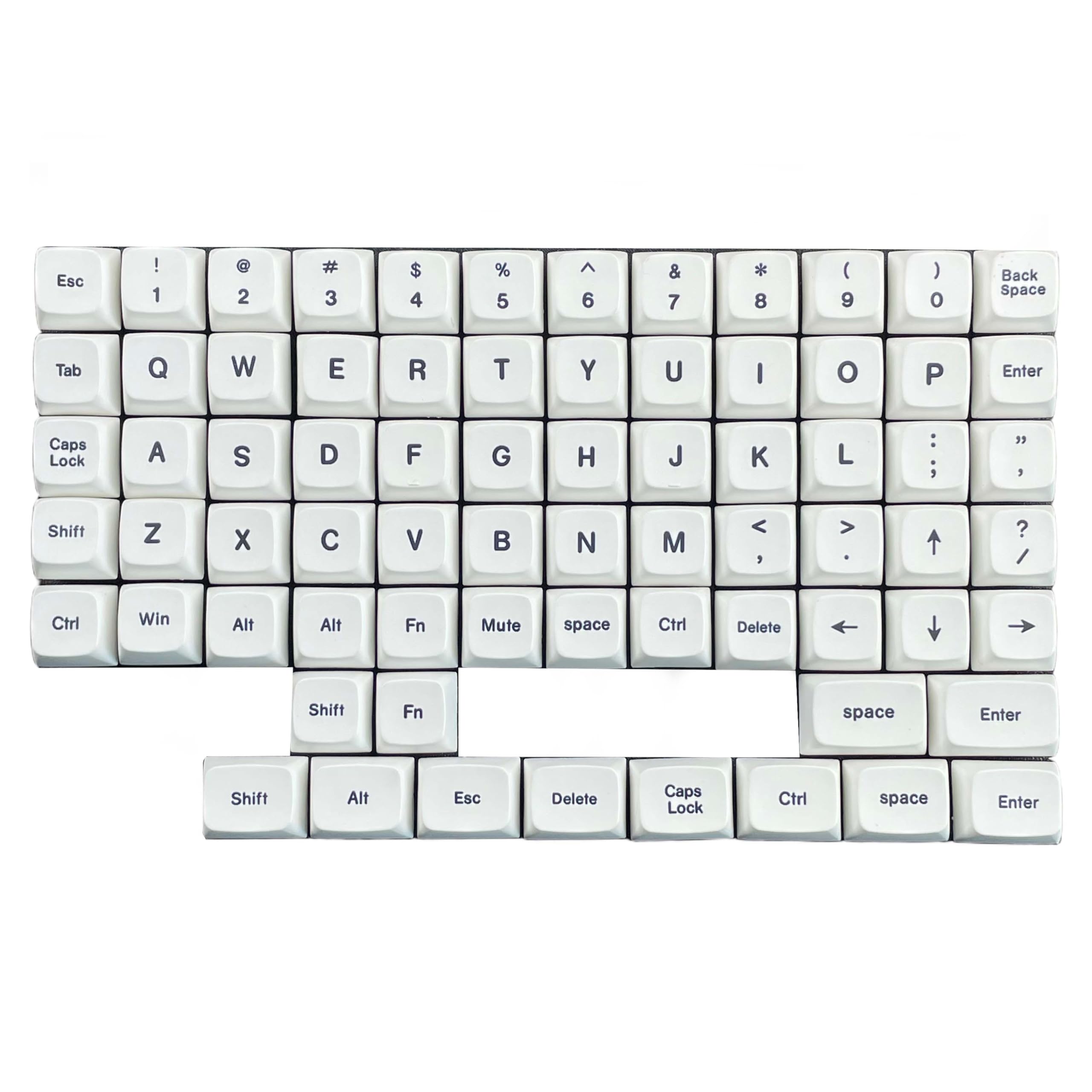 Amazon.co.jp: 75 キー XDA 昇華 PBT キーキャップ スプリット