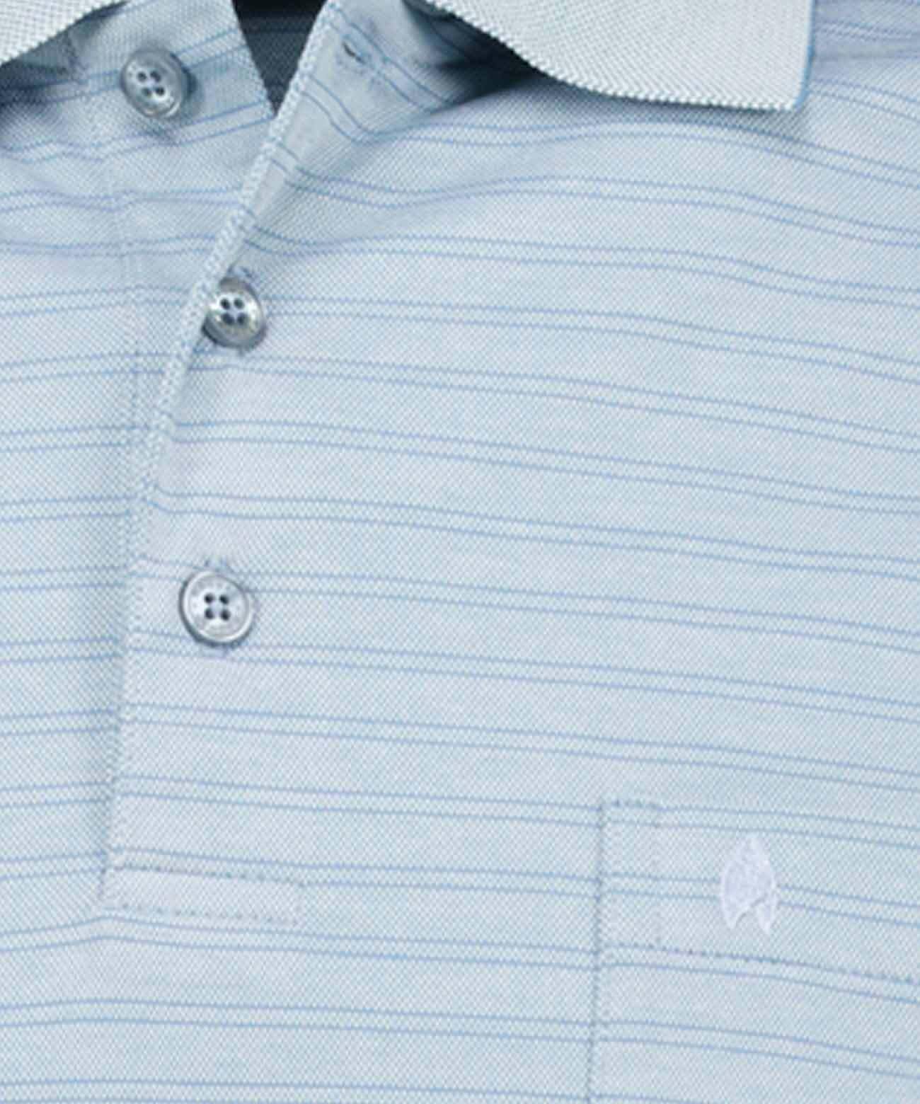 RAGMAN Herren Softknit-Polo Fineliner Minze-320, M