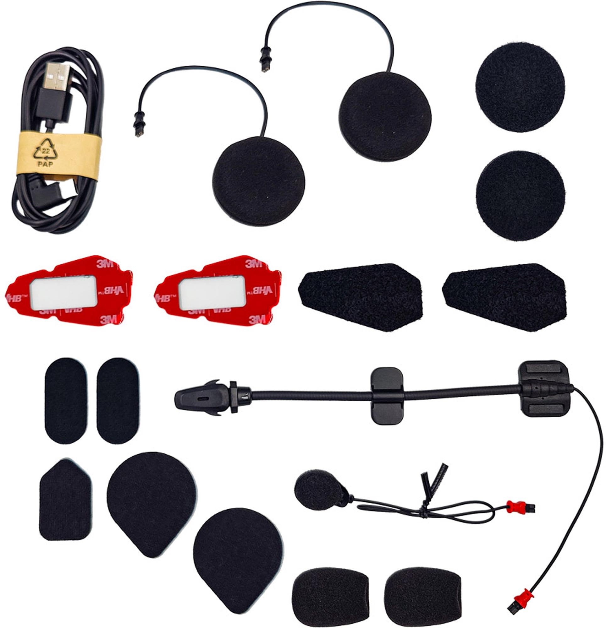AIROH Auriculares Bluetooth inalámbricos con Sistema Communication AWC2