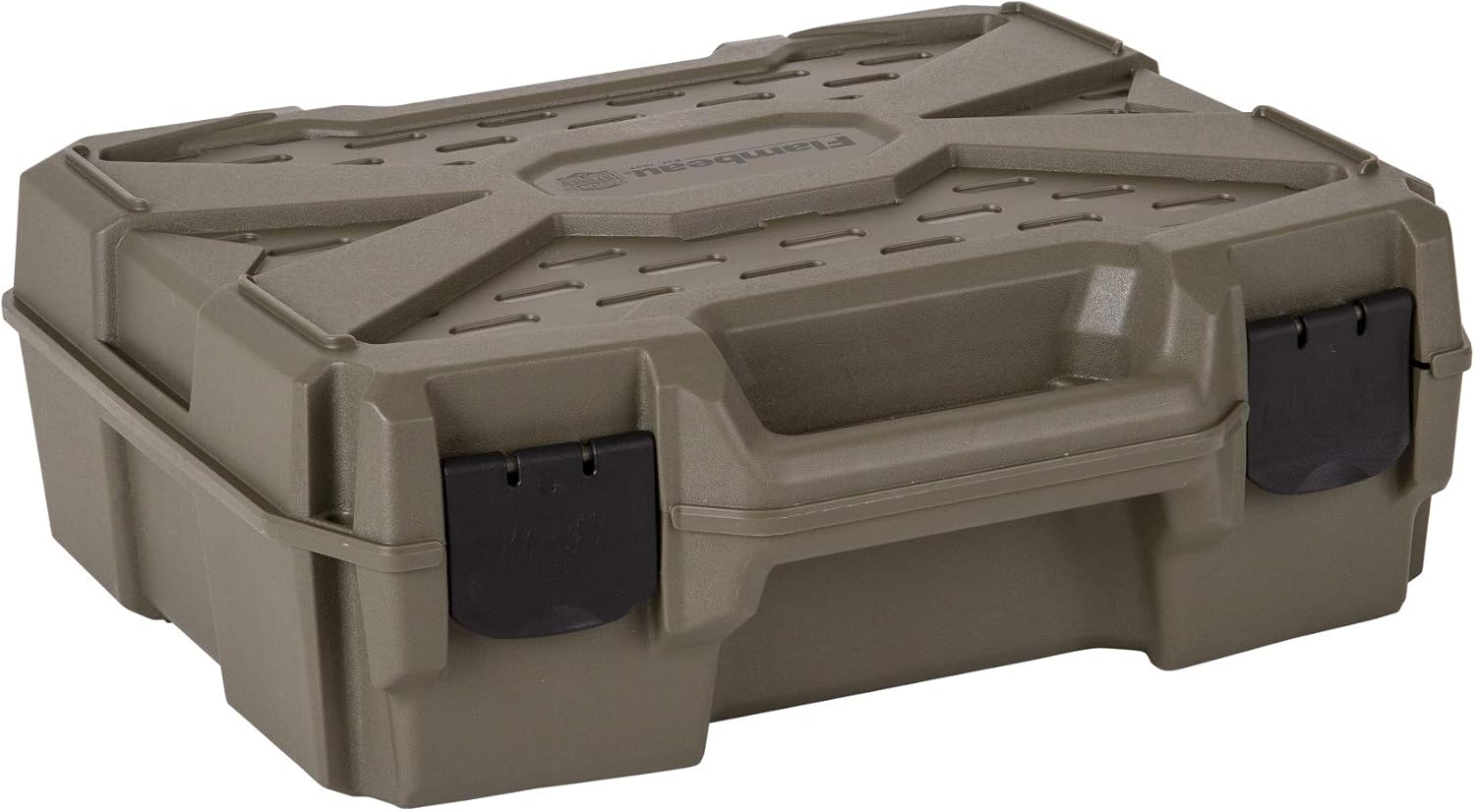 Flambeau Outdoors Zerust Infused Double Deep Pistol Case - 16.5", Olive Drab Green