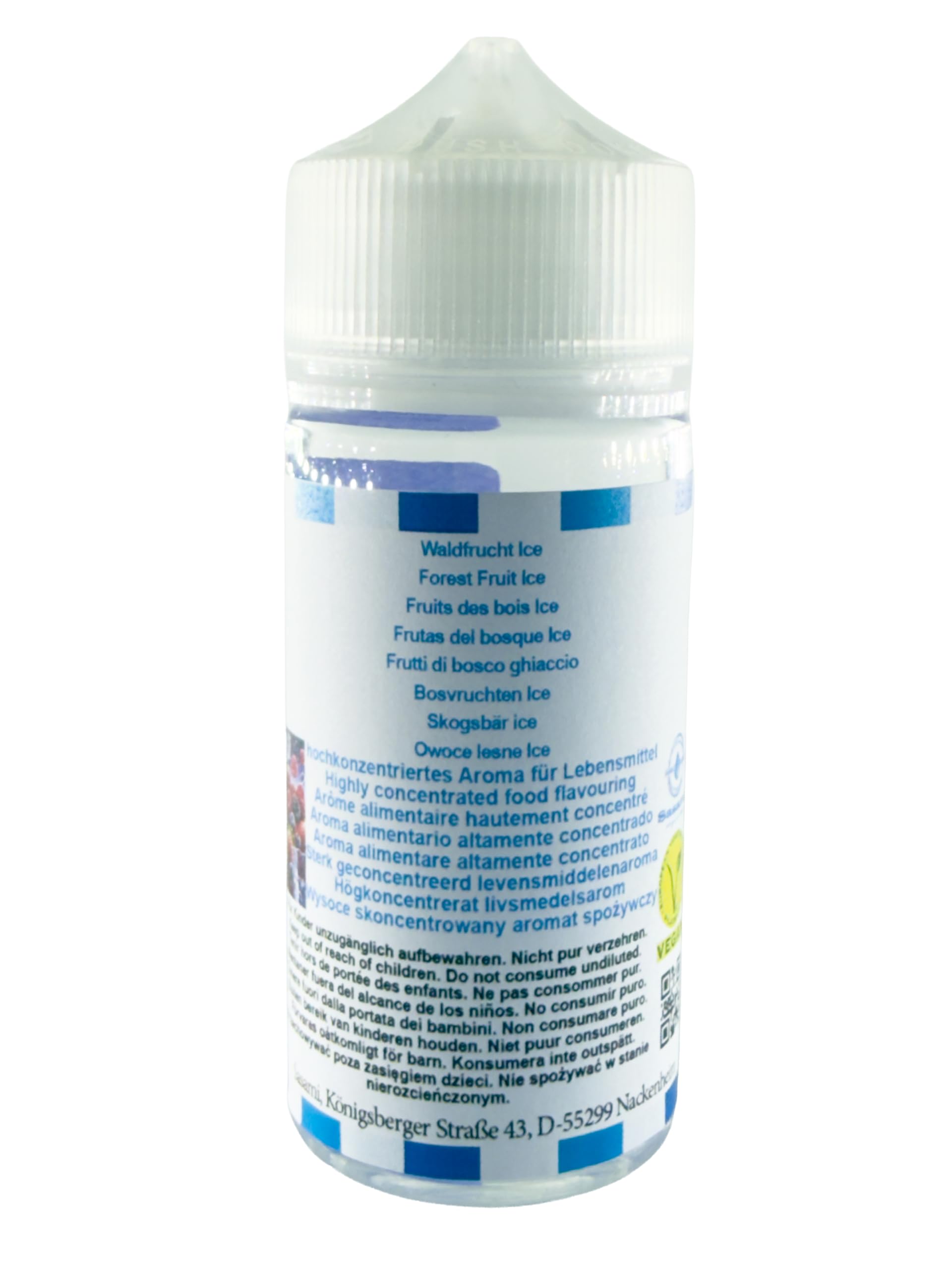 Owoce leśne Ice aromat koncentrat – Wegański – Sasami – 100ml