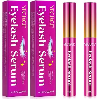 Pack of 2 Eyelash Growth Serum - Eyelash Serum for Growing Eyelashes Eyelash Serum for Eyelash Growth to Promote Thicker Fuller and Longer Eyelashes Eyelash Serum for Women Eyelash Care Serum
